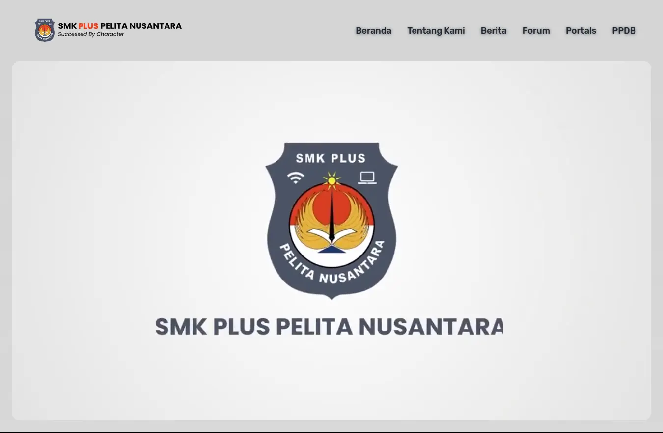 SMK Plus Pelita Nusantara Website