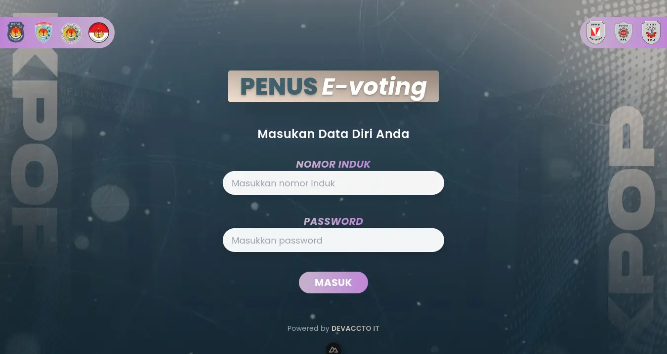 E-Voting SMK Plus Pelita Nusantara